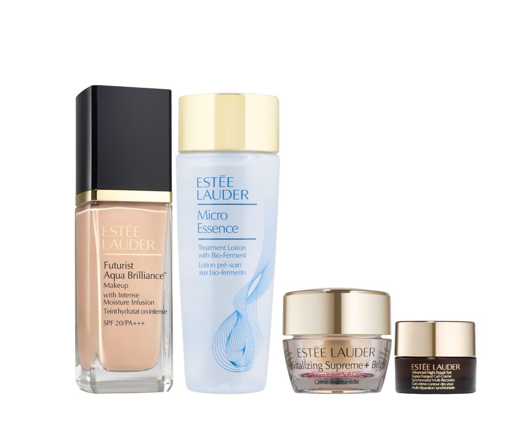 持久水亮抗氧修護粉底套裝